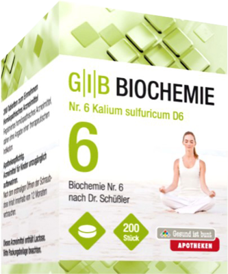 GIB Biochemie Nr.6 Kalium sulfuricum D 6 Tabletten